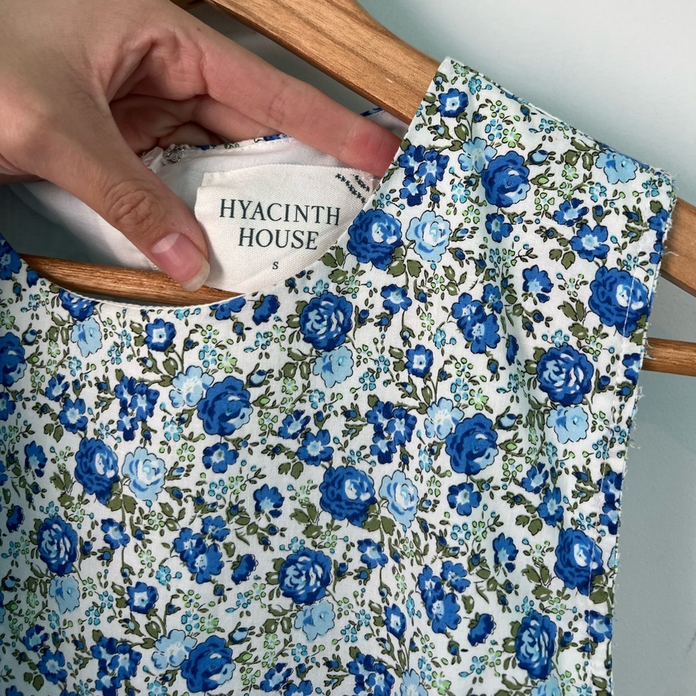 Hyacinth House Tuckernuck Floral Dress Coastal Nantucket Classy Cotton Small - Picture 5 of 5